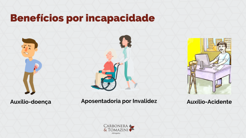 direitos previdenciários benefícios por incapacidade